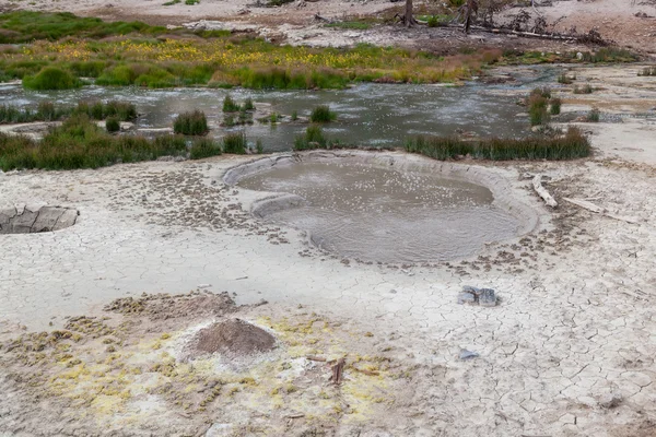 Hot Water Volcanic Pool — Stock Photo, Image