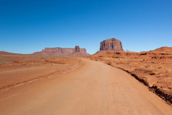 Weg in Monument Valley — Stockfoto