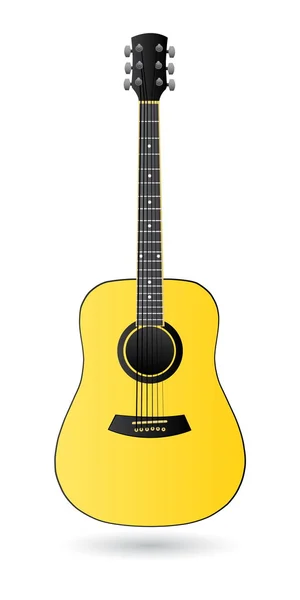 Ilustração clássica do vetor da guitarra, EPS 10 . — Vetor de Stock