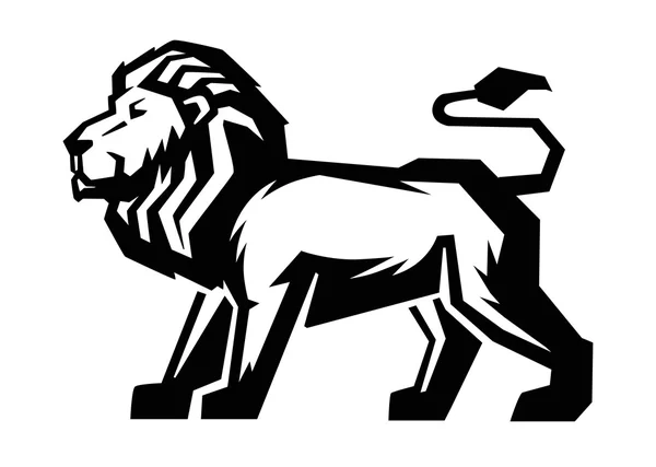 Ícone vetor leão — Vetor de Stock