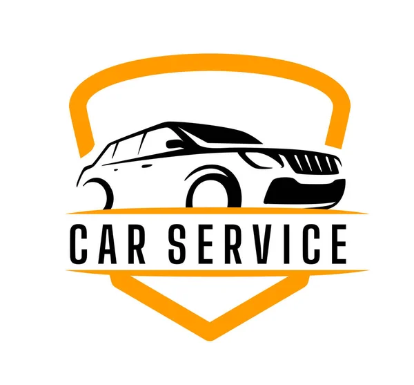 Auto servicio logo plantilla vector — Vector de stock