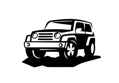 Off Road Adventures arabası. Vektör