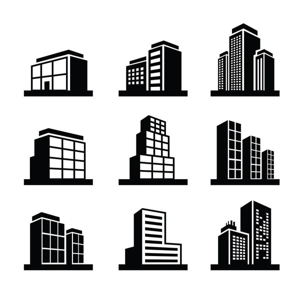 Icono del edificio — Vector de stock