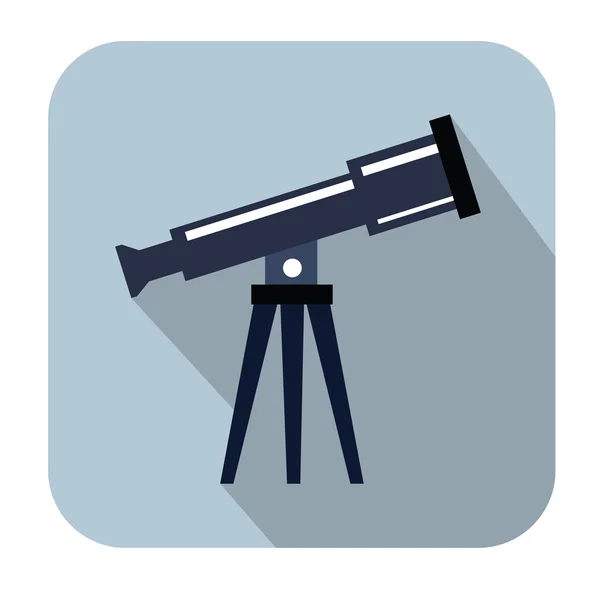 Icono del telescopio — Vector de stock