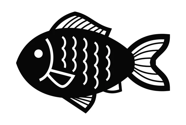 Icono de pescado — Archivo Imágenes Vectoriales