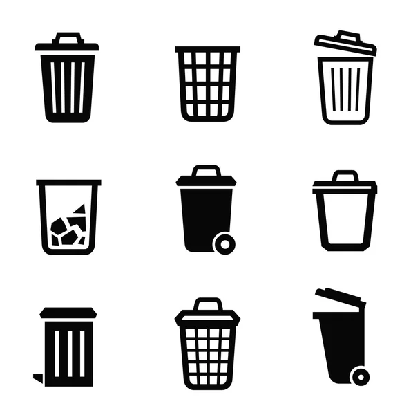 Trash can icon — Stock Vector