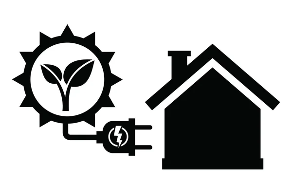 Pictogram zonnepaneel — Stockvector