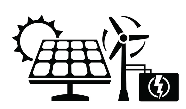 Solar panel icon — Stock Illustration Solar panel icon Stock Vector