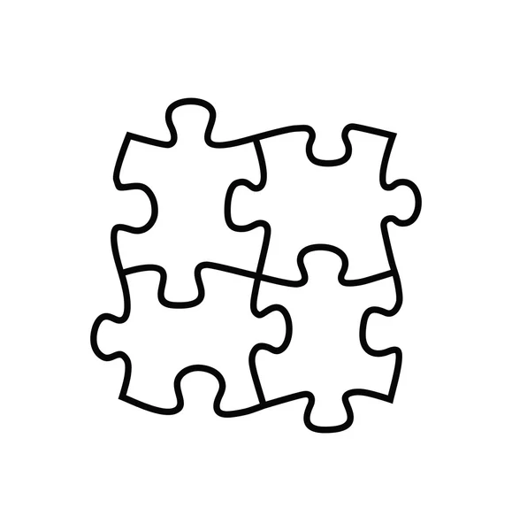 Icône Puzzles — Image vectorielle
