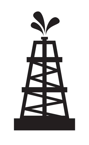 Plataforma petrolífera — Archivo Imágenes Vectoriales