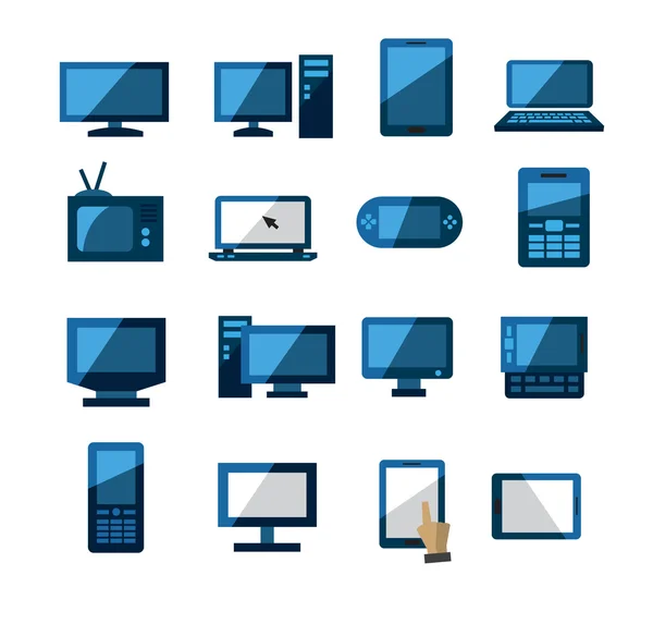 Elektronische toestellen — Stockvector