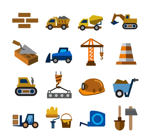 Construction Icons — Stock Vector © bioraven #13634413