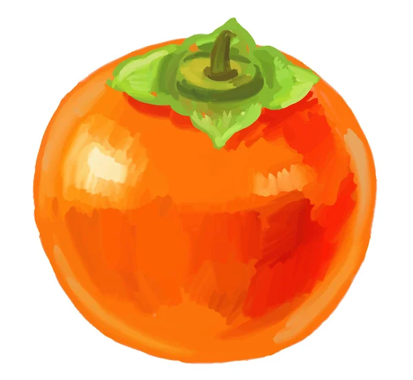Obraz persimmon owoc — Wektor stockowy