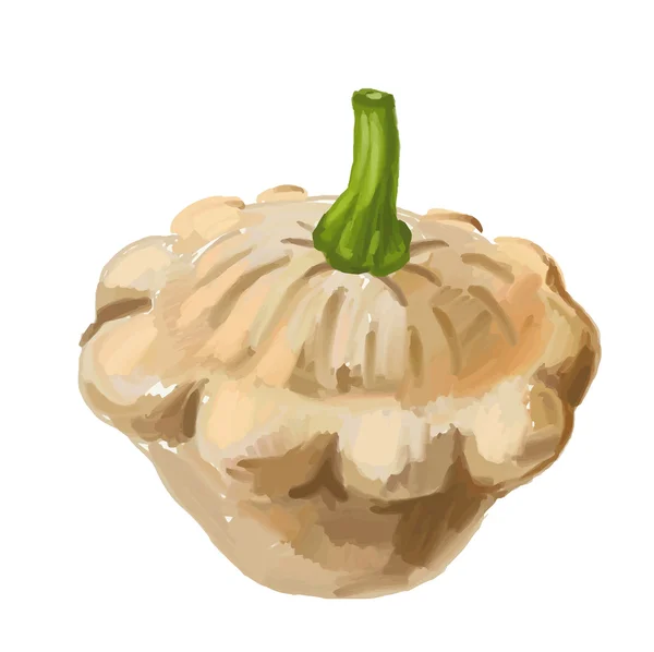 Imagen de Calabaza langosta festoneada — Vector de stock