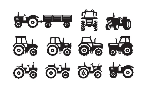Icono del tractor — Archivo Imágenes Vectoriales