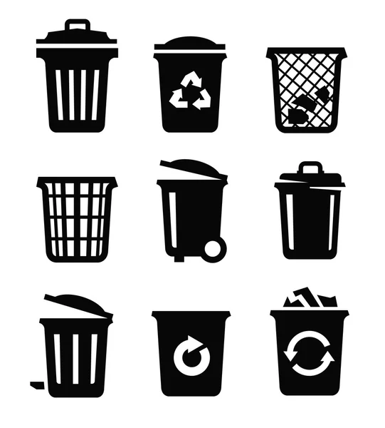 Trash can — Stock Vector