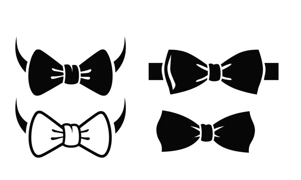 Arco conjunto de corbata — Vector de stock