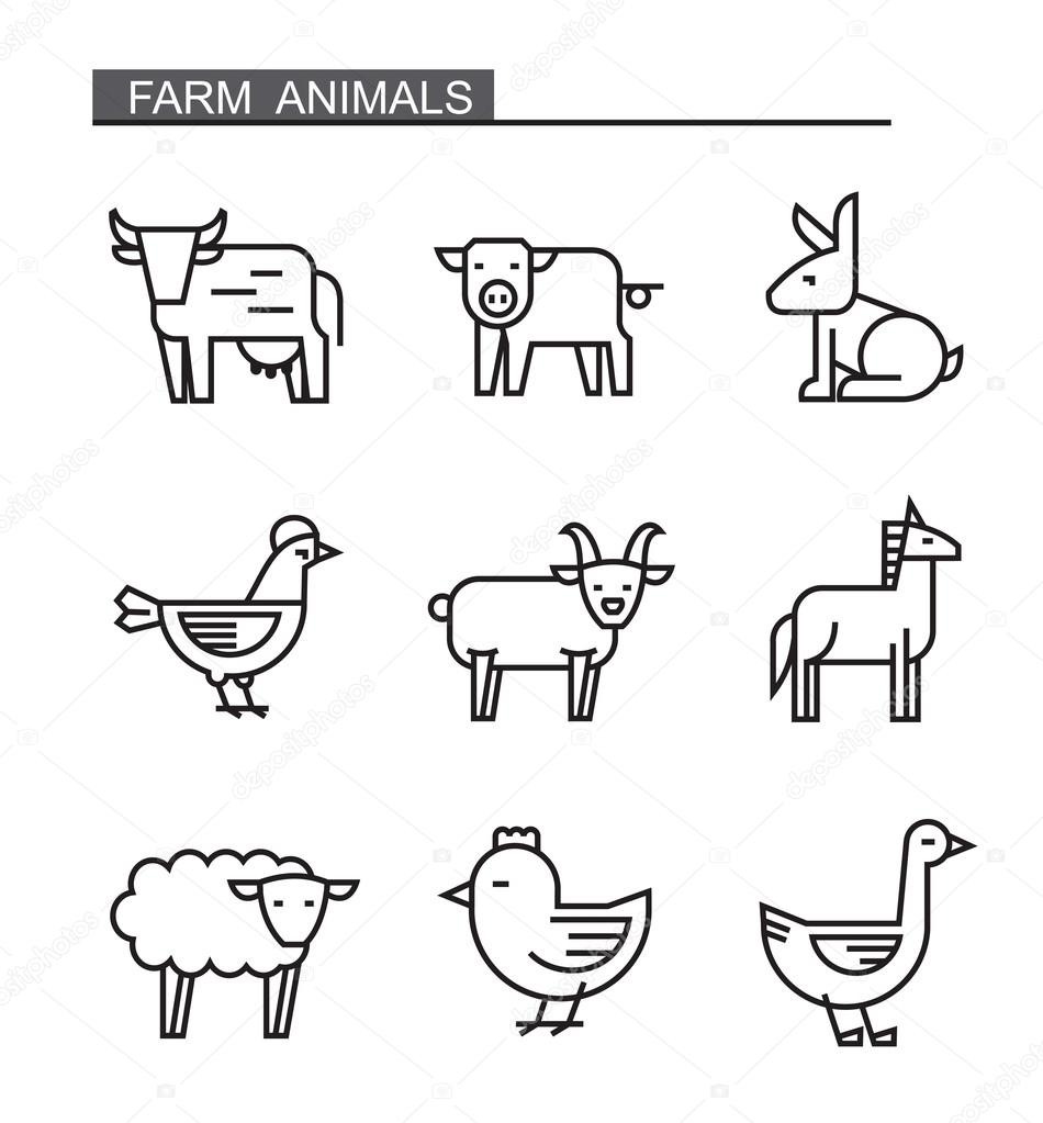 flat farm animal