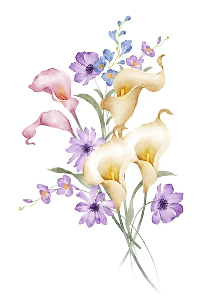 Illustrazione bouquet — Foto Stock