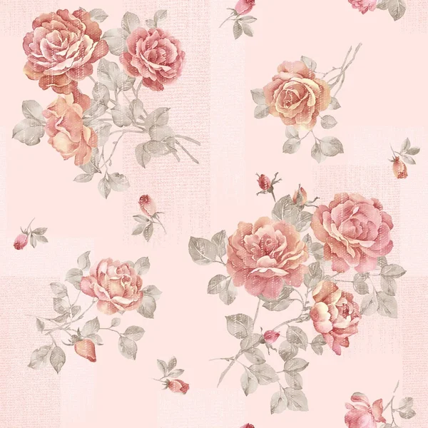 Flowers seamless pattern — Stock Photo, Image