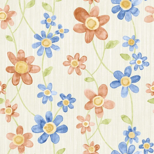 Flowers seamless pattern — Stock Photo, Image