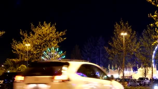 Menschen amüsieren sich beim Karneval an der Westküste — Stockvideo