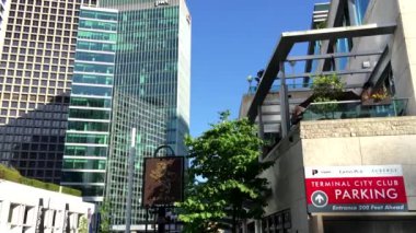Modern iş şehir Vancouver Bc Kanada kurma