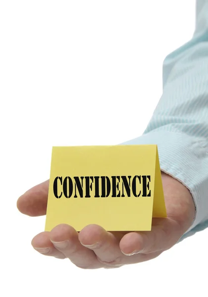 Confidence - Sign Series — Stock Photo, Image