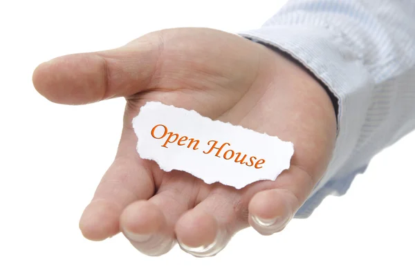 Open house - Note Seriers — Stock Photo, Image