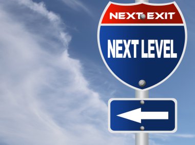 sonraki seviye yol işareti