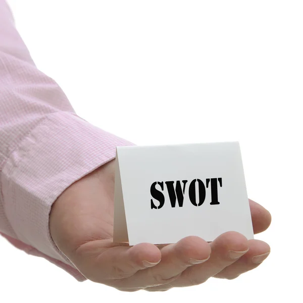 Swot - Serie di segni — Foto Stock