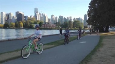 insanlar binicilik bisiklet stanley Park