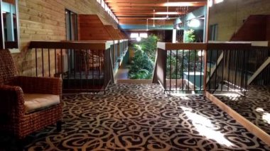 Bir motel Inn iç tarafında