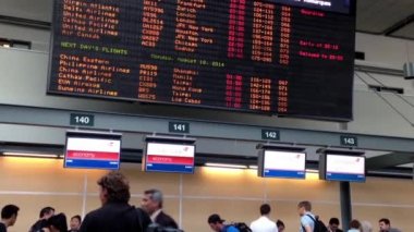 Havaalanı terminal Vancouver Bc Kanada'da bir tarafı.