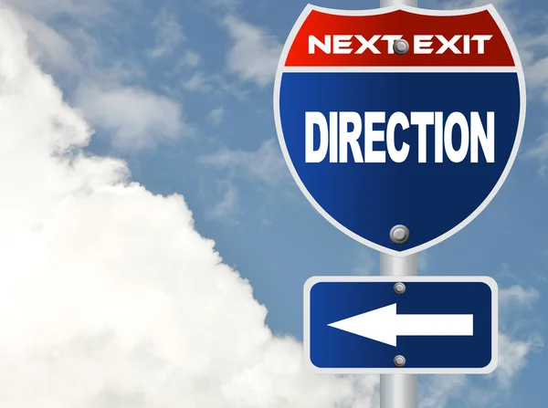 Direction road sign — Stock Photo, Image