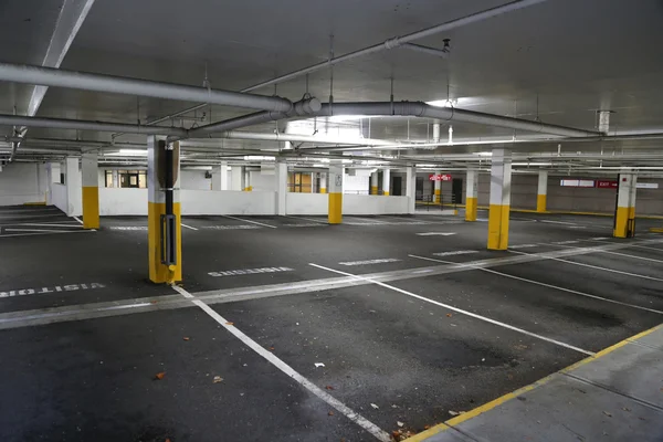 Empty underground parking background — Stock Photo, Image