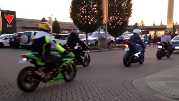 Modifiye araba ve motosiklet Burnaby Bc Kanada içinde görüntüleme — Stok video