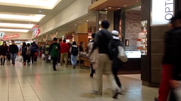 Klant kopen van levensmiddelen op t & t supermarkt in de metropool mall — Stockvideo