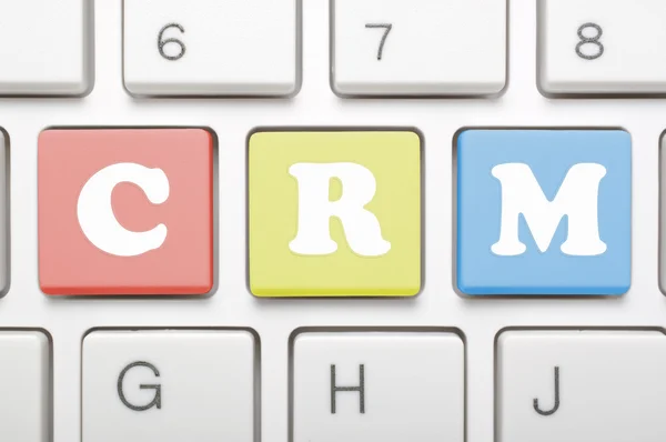 Crm клавіша на клавіатурі — стокове фото