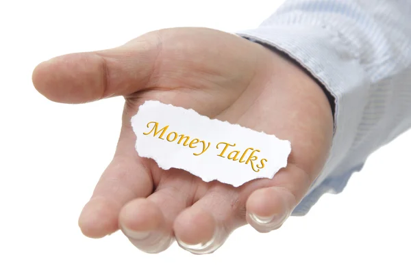 Conversações sobre dinheiro - Nota Seriers — Fotografia de Stock
