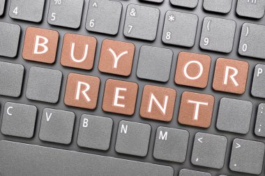 Satın almak veya tuşu klavye üzerinde kira