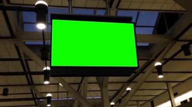 Reklamınızın Yvr Havaalanı içinde yeşil billboard