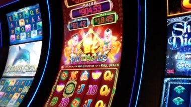 Coquitlam Bc Kanada Hard Rock Casino slot makinesidir ekran yukarı kapatın