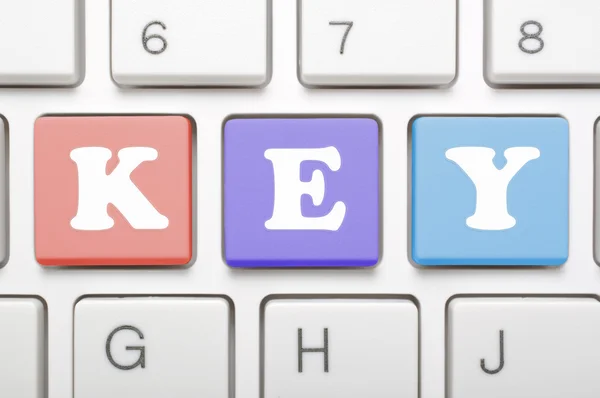 Key on keyboard — Stock Photo, Image