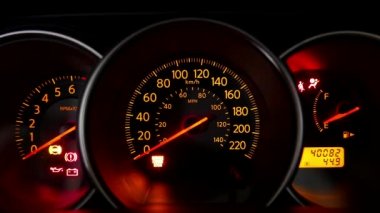 Işık uyarı kontrol ve motoru çalıştır