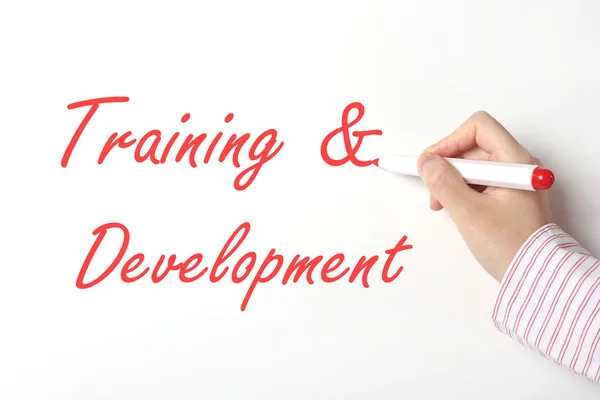 Training and development concept — Stock Photo, Image