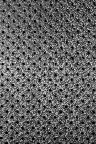 Perforated leather texture — Stock Photo, Image