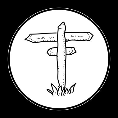 Bir tabela basit doodle