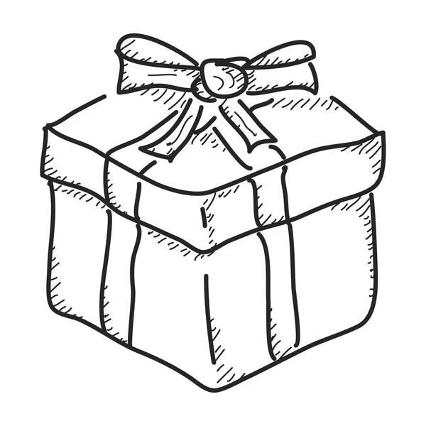 Простые каракули в подарок — стоковый вектор