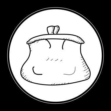 Bir çanta basit doodle